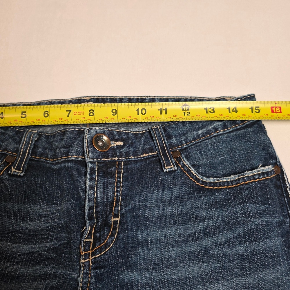 BKE Sabrina Bootcut Jeans Womens 30" Blue Medium Wash Stretch Low Rise Denim - Picture 7 of 13